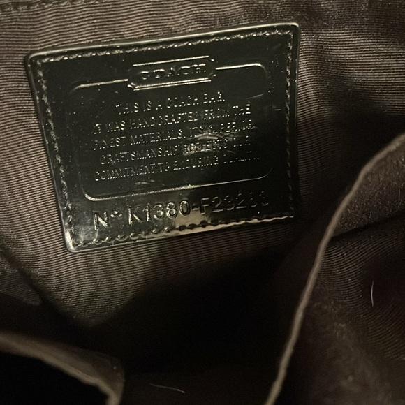 Coach Black and Cream Zebra Print Bag - Picture 8 of 11